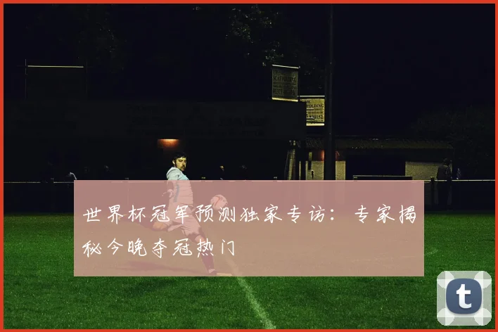 世界杯冠军预测独家专访:专家揭秘今晚夺冠热门